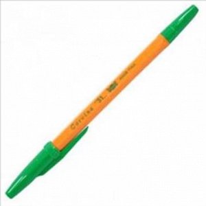 Ручка Корвина-51 желтый корпус (зелен.) 40163/04G (50)
