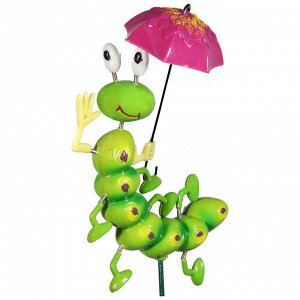 Штекер садовый "Гусеница с зонтиком"  GS-51-CWU