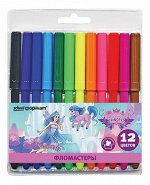 ФЛОМАСТЕРЫ SCHOOL ФОРМАТ СКАЗОЧНЫЕ ПРИНЦЕССЫ 12ЦВ