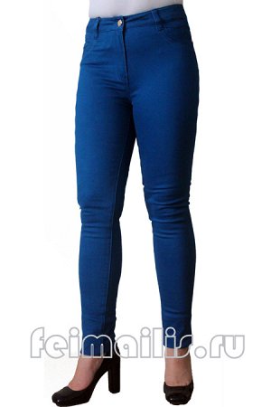 SK8663-3--Зауженные синие джинсы р.9