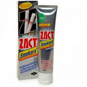 LION "Zact" Зубная паста 100гр для курящих (Smokers) /72шт/ Таиланд