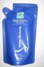 LION &quot;Shokubutsu&quot; Крем-гель для душа 400мл (мягкая упак) &quot;Synergy Relax&quot; мужской раслабляющий Таиланд