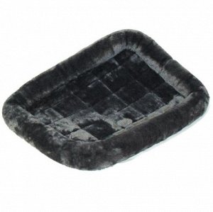 MidWest лежанка Pet Bed меховая 59х48 см серая