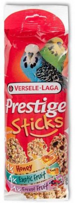 VERSELE-LAGA палочки для волнистых попугаев Prestige микс с медом, фруктами и ягодами 3х30 г