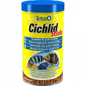 TetraCichlid Sticks корм для всех видов цихлид в палочках 500 мл