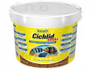 TetraCichlid XL корм для всех видов цихлид, крупные хлопья 10 л (ведро)