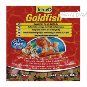 TetraGoldfish корм в хлопьях для всех видов золотых рыбок 12 г (sachet)