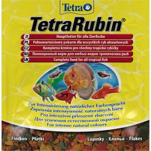 TetraRubin корм в хлопьях для улучшения окраса всех видов рыб 12 г (sachet)