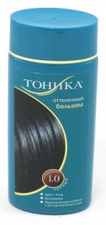 ТОНИКА 3в1 Оттеночный бальзам 150мл 1.0  Черный /21шт/