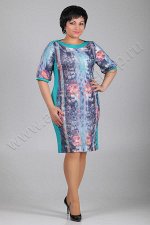 4531-8 ЭДИБОР 931 Платье, бирюзовый