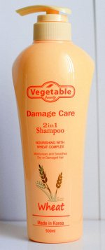 Шампунь для волос Vagetable Beauty 2 in 1 Wheat