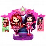 Игрушка Шарлотта Земляничка Две куклы 15 см на сцене, кор.