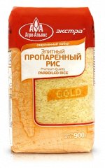 Агроальянс Экстра Элитный Пропаренный рис GOLD 900г. 1/12