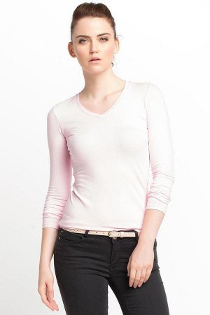 футболка розовая  %95 Pamuk %5 Elastan