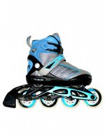 Ролики раздвижные ROL-888CВ grey/blue