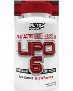 Жиросжигатель NUTREX Lipo-6 - 120 капсул