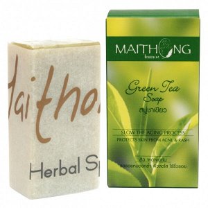 Натуральное мыло с экстрактом зеленого чая