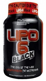 Жиросжигатель NUTREX Lipo-6 Black-120 капсул