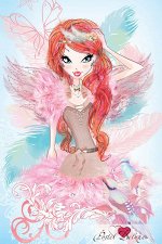 508645/23 Полотенце махровое 70*140 &quot;Winx Bloom Fashion 2014