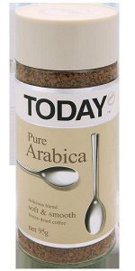 Кофе &quot;TODAY Pure Arabica&quot; 95 гр*12 стекло