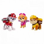 Игрушка Paw Patrol Набор из 3 щенков с рюкзаком-трансформером