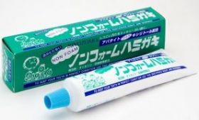 000333 "Fudo Kagaku" "BINOTOMO" Зубная отбеливающая паста для защиты от кариеса и зубного камня 130г 1/30