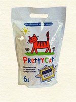 PrettyCat наполнитель древесный для кошачьих туалетов &quot;Wood Granules&quot; 2 кг ( 6 л)