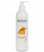 ARAVIA Professional Гель для обработки кожи перед депиляцией с экстрактами алоэ вера и ромашки 300мл. Аравия