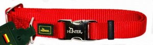 Hunter ошейник для собак ALU-Strong S (30-45 см) нейлонс металлической застежкой красный