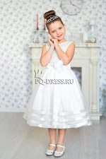 Платье нарядное арт. ИР-908, цвет ваниль