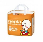 Детские подгузники-трусики &quot;Nepia Baby Nappy&quot; 26шт 12-17 кг