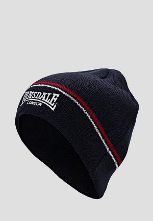 Шапка Стильная шапка от Lonsdale выполнена из теплого приятного на ощупь акрила темно-синего цвета и дополнена узором в полоску. Детали: нашивка с логотипом бренда. Состав: 100% акрил