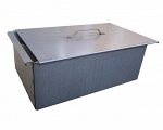 Коптильня двухъярусная с поддоном для сбора жира 450х280х170 (сталь 1,5 мм) Тонар (К-002)