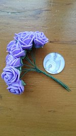 Розочки фиолетовые