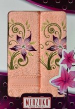 Полотенце Oran Merzuka С Вышивкой 2 Пр. Violet