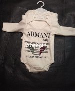 Боди Armani с длинным рукавом