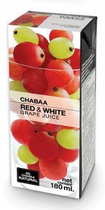 Натуральный сок &quot;Chabaa&quot; красный и белый виноград