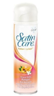 SATIN CARE Гель для бритья для женщин Radiant Apricot 200мл