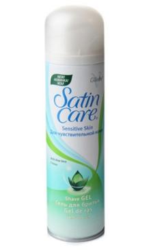 SATIN CARE Гель для бритья для женщин для чувствительной кожи 200мл