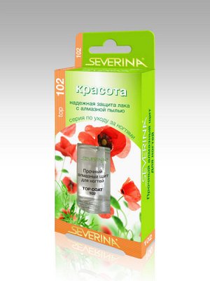 SEVERINA №102 Прочный алмазный щит д/ногтей 6650 /8/