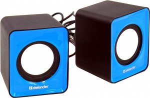 Колонки SPK 2.0 Defender 22 Blue USB (2х2.5W RMS), box-100 65501