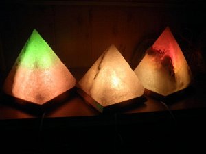 Соляной светильник "Пирамида" 3-5 кг