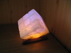 Соляной светильник "Кубик" 4-6 кг