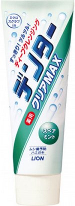 Зубная паста &quot;Dentor Clear MAX Spearmint&quot; для защиты от кариеса с микропудрой Мята 140 г, туба / 60
