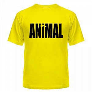 Футболка Animal желтая
