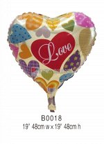 Шар &quot;Любовь 2&quot;  в форме сердца