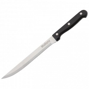 Нож разделочный большой из нерж. стали, ручка бакелит, модель MAL-02B