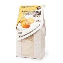 Мука пшеничная цельнозерновая "Образ жизни" 500 гр (СРОК до 03/09/25)