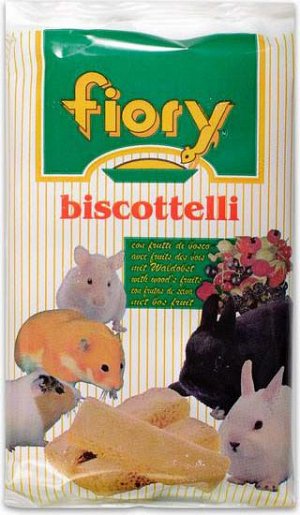 FIORY бисквиты для грызунов Biscottelli с ягодами 35 г