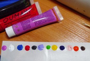 Акриловые краски для ногтей, набор 12 шт (22 мл)